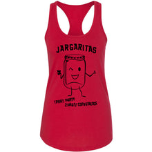 Load image into Gallery viewer, Jargaritas Racerback Tank (Black Ink)