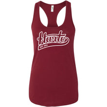 Load image into Gallery viewer, Harto Swoop Logo Racerback Tank (White Ink)