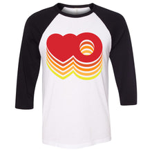 Load image into Gallery viewer, Signature Harto Heart Logo Baseball Tee