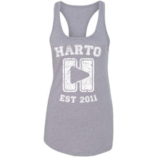 Load image into Gallery viewer, Harto University Logo Racerback Tank (White Ink)