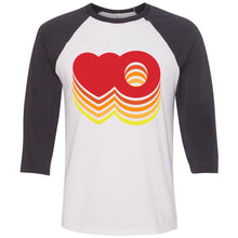 Load image into Gallery viewer, Signature Harto Heart Logo Baseball Tee