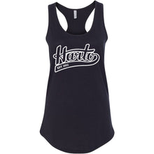 Load image into Gallery viewer, Harto Swoop Logo Racerback Tank (White Ink)
