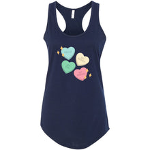 Load image into Gallery viewer, HT Conversation Hearts Racerback Tank
