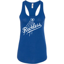 Load image into Gallery viewer, Reckless Logo Racerback Tank (White Ink)