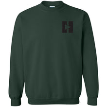 Load image into Gallery viewer, Signature Play/Pause Chest Logo Crewneck Sweatshirt (Gold)