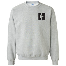 Load image into Gallery viewer, Signature Play/Pause Chest Logo Crewneck Sweatshirt (Gold)