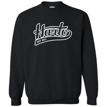 Load image into Gallery viewer, Signature Harto Swoop Logo Crewneck Sweatshirt (White Ink)
