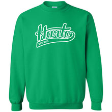 Load image into Gallery viewer, Signature Harto Swoop Logo Crewneck Sweatshirt (White Ink)