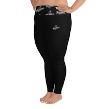 Load image into Gallery viewer, Reckless Logo Plus Size Leggings (Black)