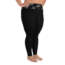 Load image into Gallery viewer, Reckless Logo Plus Size Leggings (Black)