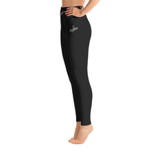 Load image into Gallery viewer, Reckless Logo Yoga Leggings (Black)
