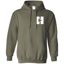 Load image into Gallery viewer, Play/Pause Chest Logo Hoodie (White Ink)