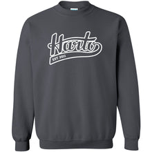 Load image into Gallery viewer, Signature Harto Swoop Logo Crewneck Sweatshirt (White Ink)