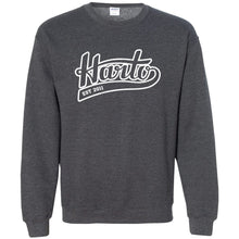 Load image into Gallery viewer, Signature Harto Swoop Logo Crewneck Sweatshirt (White Ink)
