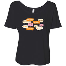Load image into Gallery viewer, Chat Bubbles Slouchy Tee