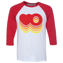 Load image into Gallery viewer, Signature Harto Heart Logo Baseball Tee