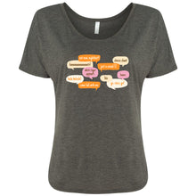 Load image into Gallery viewer, Chat Bubbles Slouchy Tee