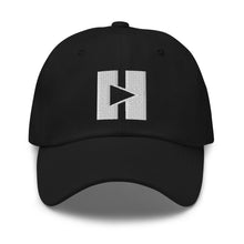 Load image into Gallery viewer, Play/Pause Logo Dad Hat (White Thread)