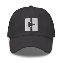 Load image into Gallery viewer, Play/Pause Logo Dad Hat (White Thread)