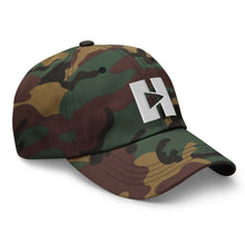 Load image into Gallery viewer, Play/Pause Logo Dad Hat (White Thread)