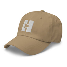 Load image into Gallery viewer, Play/Pause Logo Dad Hat (White Thread)
