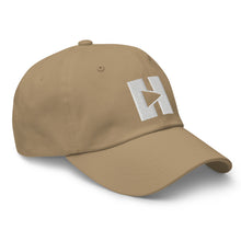 Load image into Gallery viewer, Play/Pause Logo Dad Hat (White Thread)
