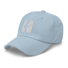Load image into Gallery viewer, Play/Pause Logo Dad Hat (White Thread)