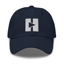 Load image into Gallery viewer, Play/Pause Logo Dad Hat (White Thread)
