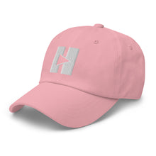 Load image into Gallery viewer, Play/Pause Logo Dad Hat (White Thread)