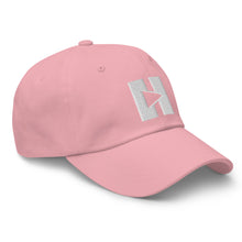 Load image into Gallery viewer, Play/Pause Logo Dad Hat (White Thread)