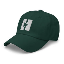 Load image into Gallery viewer, Play/Pause Logo Dad Hat (White Thread)