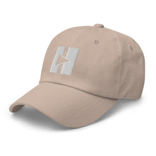 Load image into Gallery viewer, Play/Pause Logo Dad Hat (White Thread)
