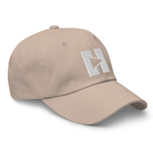 Load image into Gallery viewer, Play/Pause Logo Dad Hat (White Thread)