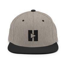 Load image into Gallery viewer, Play/Pause Logo Embroidered Snapback Hat