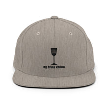 Load image into Gallery viewer, My Drunk Kitchen Logo Embroidered Snapback Hat
