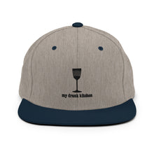 Load image into Gallery viewer, My Drunk Kitchen Logo Embroidered Snapback Hat
