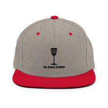 Load image into Gallery viewer, My Drunk Kitchen Logo Embroidered Snapback Hat
