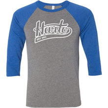 Load image into Gallery viewer, Harto Swoop Logo Baseball Tee (White Ink)