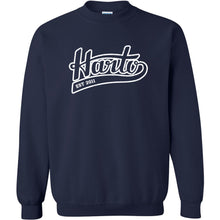 Load image into Gallery viewer, Signature Harto Swoop Logo Crewneck Sweatshirt (White Ink)