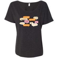 Load image into Gallery viewer, Chat Bubbles Slouchy Tee