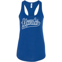 Load image into Gallery viewer, Harto Swoop Logo Racerback Tank (White Ink)