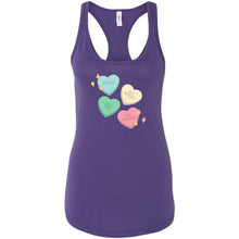 Load image into Gallery viewer, HT Conversation Hearts Racerback Tank