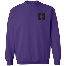 Load image into Gallery viewer, Signature Play/Pause Chest Logo Crewneck Sweatshirt (Gold)