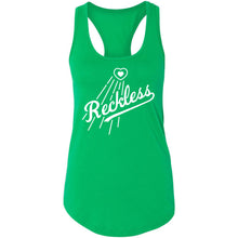 Load image into Gallery viewer, Reckless Logo Racerback Tank (White Ink)
