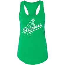 Load image into Gallery viewer, Reckless Logo Racerback Tank (White Ink)