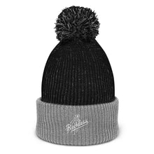 Load image into Gallery viewer, Reckless Logo Embroidered Pom-Pom Beanie