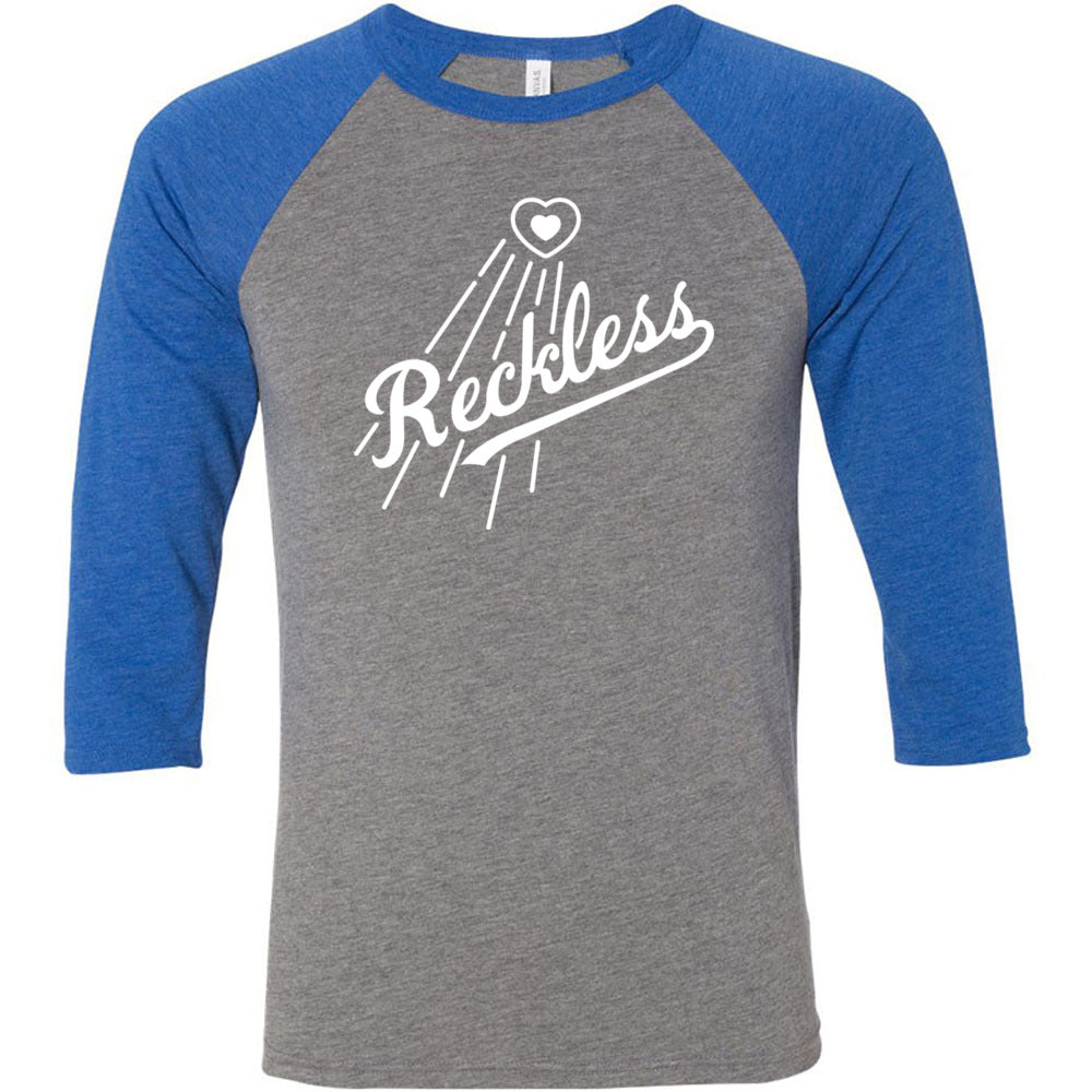 Reckless Logo Baseball Tee (White Ink)