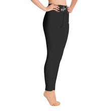 Load image into Gallery viewer, Reckless Logo Yoga Leggings (Black)
