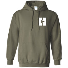 Load image into Gallery viewer, Play/Pause Chest Logo Hoodie (White Ink)
