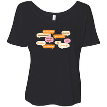 Load image into Gallery viewer, Chat Bubbles Slouchy Tee
